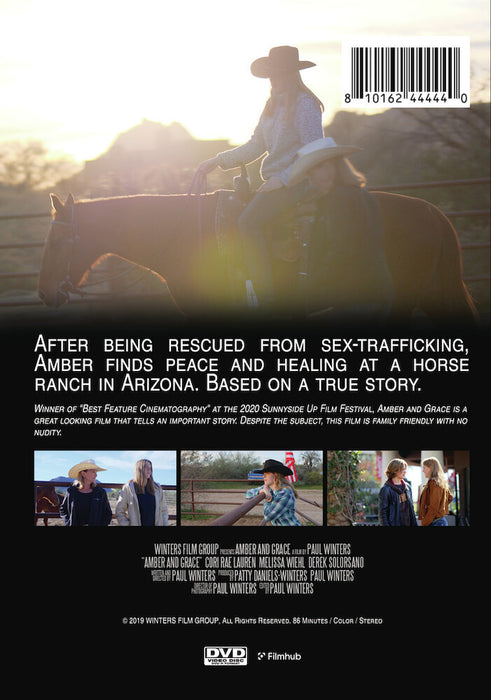Amber and Grace (MOD) (DVD Movie) - back cover art