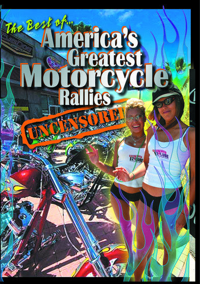 America's Greatest Motorcycle Rallies Uncensored (MOD) (DVD Movie) - movie cover art