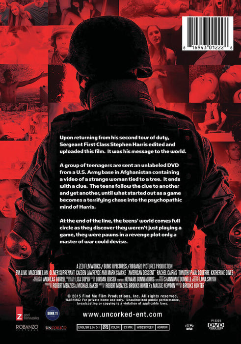 American Descent (MOD) (DVD Movie) - back cover art
