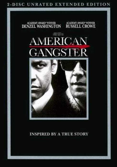 American Gangster DVD - movie cover art