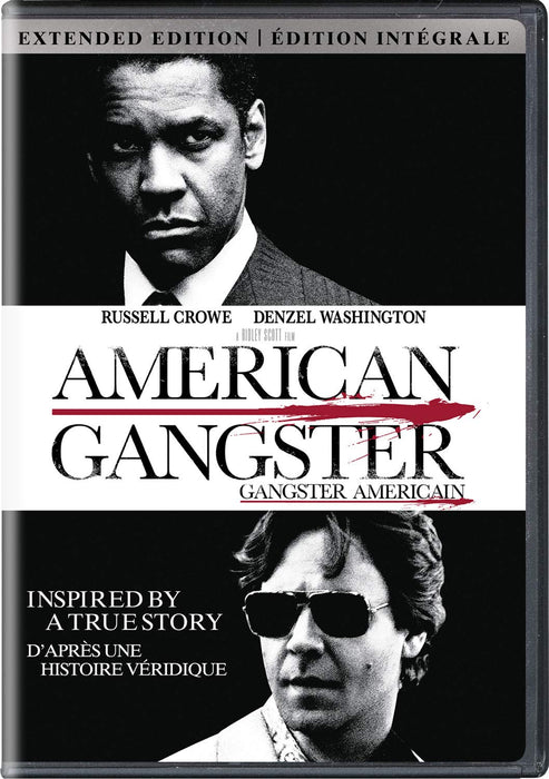 American Gangster DVD - movie cover art