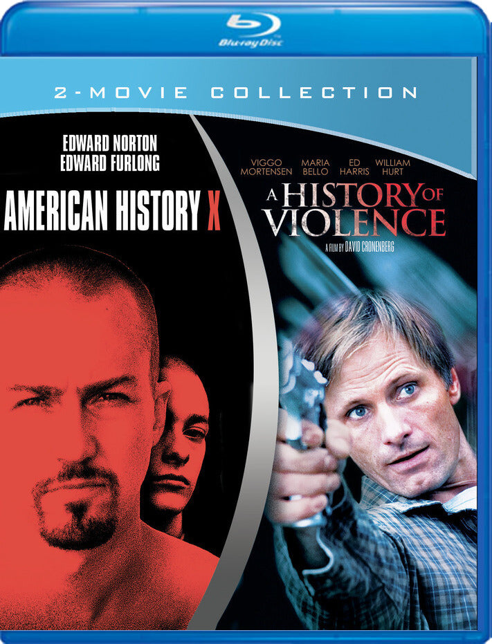 American History X/ A History of Violence (MOD) (BluRay Movie) - movie cover art