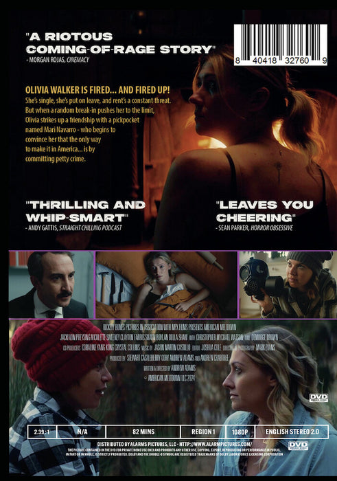 American Meltdown (MOD) (DVD Movie) - back cover art
