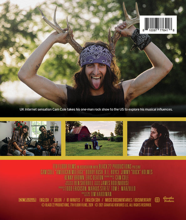 American Mileage (MOD) (BluRay Movie) - back cover art