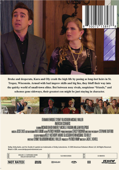 American Schemers (MOD) (DVD Movie) - back cover art
