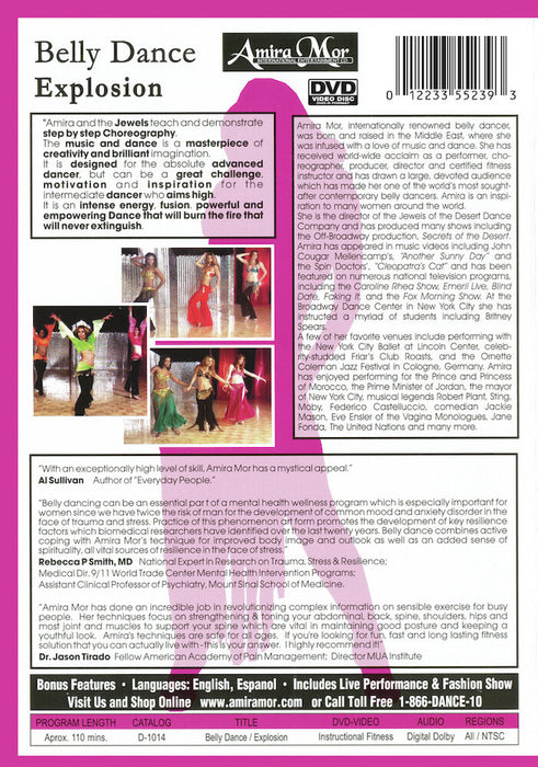 Amira Mor: Belly Dance Explosion (MOD) (DVD Movie) - back cover art
