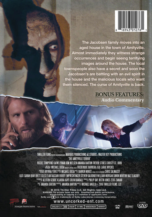 Amityville Terror (MOD) (DVD Movie) - back cover art