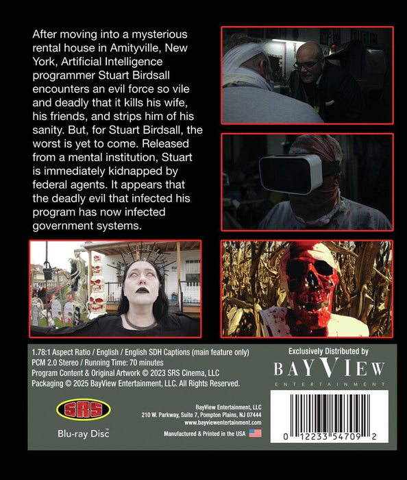 Amityville VR (MOD) (BluRay Movie) - back cover art