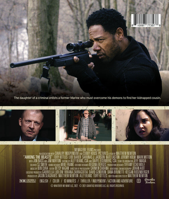 Among the Beasts (MOD) (BluRay Movie) - back cover art