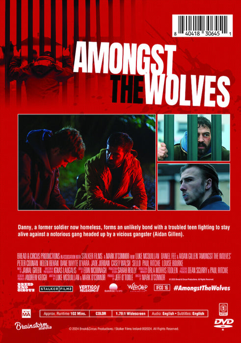 Amongst The Wolves (MOD) (DVD Movie) - back cover art