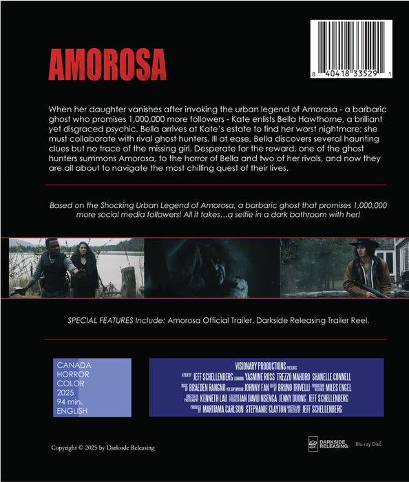 Amorosa (MOD) (BluRay Movie) - back cover art