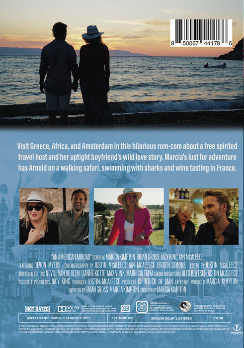An American Abroad (MOD) (DVD Movie) - back cover art