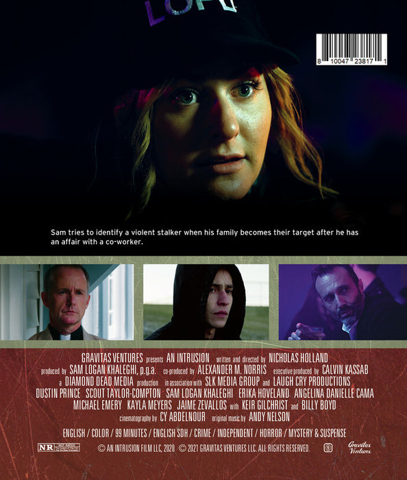 An Intrusion (MOD) (BluRay Movie) - back cover art