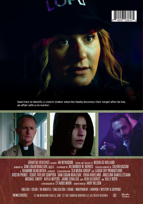 An Intrusion (MOD) (DVD Movie) - back cover art