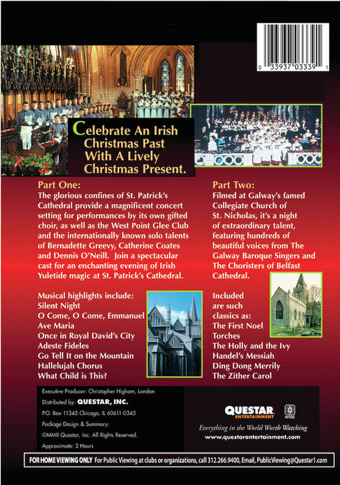 An Irish Christmas (MOD) (DVD Movie) - back cover art