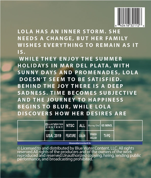 An Ocean Blue (Azul el mar) (MOD) (BluRay Movie) - back cover art