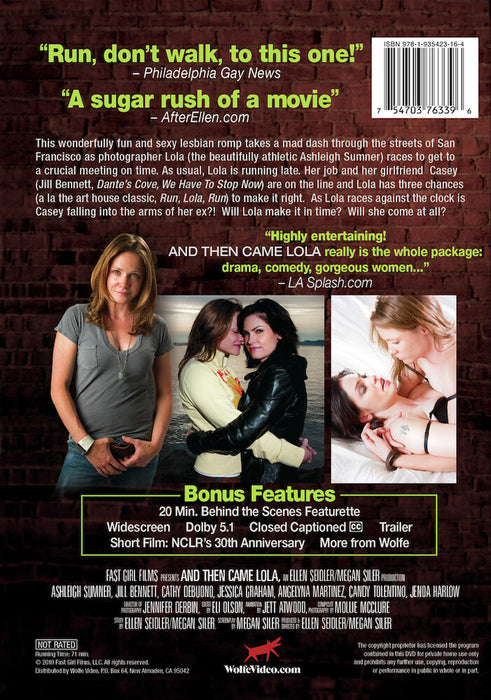 And Then Came Lola (MOD) (DVD Movie) - back cover art