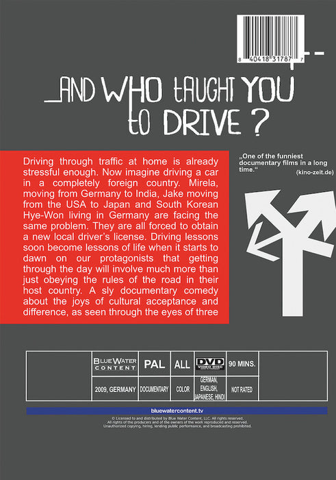 And Who Taught You To Drive (MOD) (DVD Movie) - back cover art