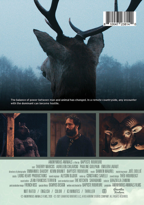 Anonymous Animals (MOD) (DVD Movie) - back cover art