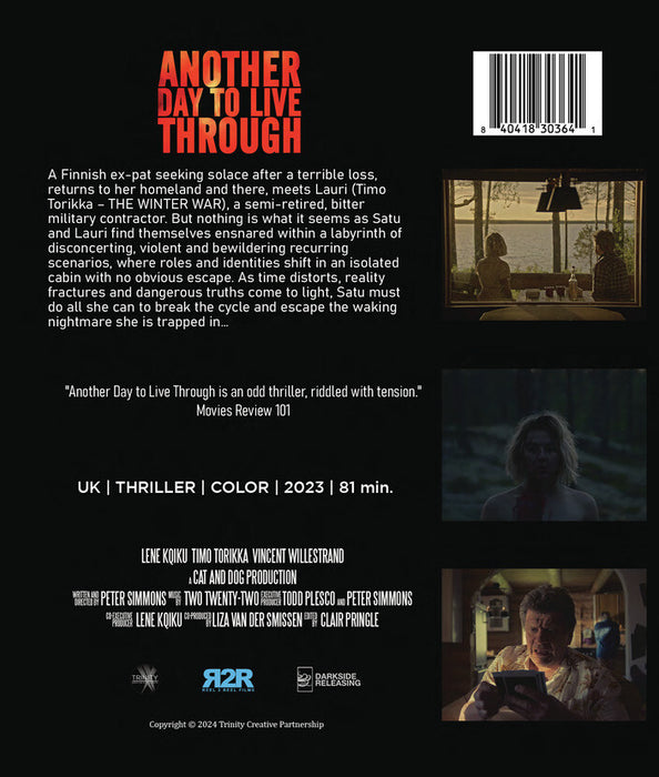Another Day to Live Through (MOD) (BluRay Movie) - back cover art
