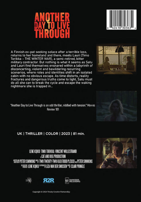 Another Day to Live Through (MOD) (DVD Movie) - back cover art