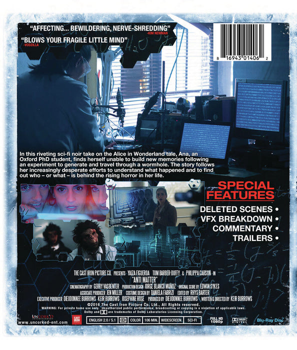 Anti Matter (MOD) (BluRay Movie) - back cover art