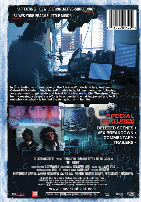 Anti Matter (MOD) (DVD Movie) - back cover art