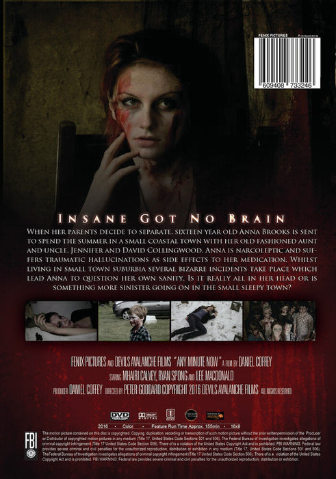 Any Minute Now (MOD) (DVD Movie) - back cover art