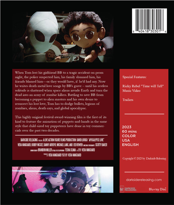 Apocalypse Love (MOD) (BluRay Movie) - back cover art