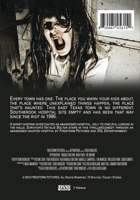 Apparition (MOD) (DVD Movie) - back cover art