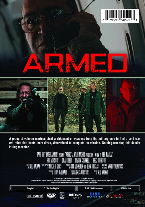 Armed (MOD) (DVD Movie) - back cover art