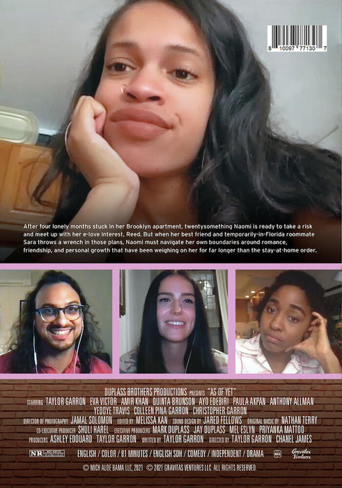 As of Yet (MOD) (DVD Movie) - back cover art