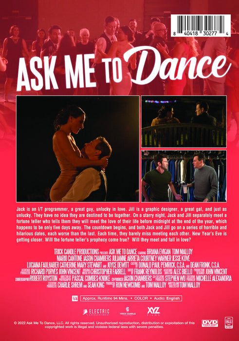 Ask Me to Dance (MOD) (DVD Movie) - back cover art