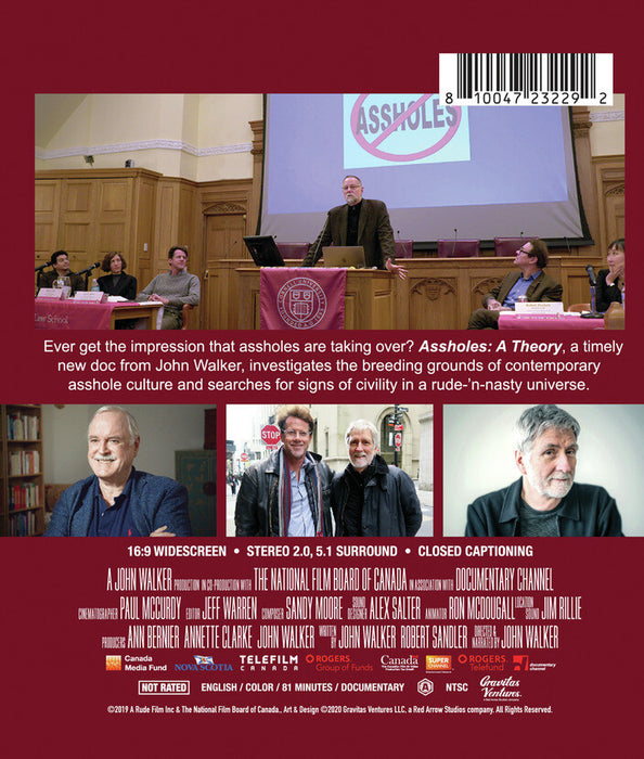 Assholes: A Theory (MOD) (BluRay Movie) - back cover art