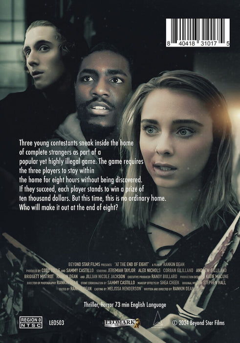 At the End of Eight (MOD) (DVD Movie) - back cover art