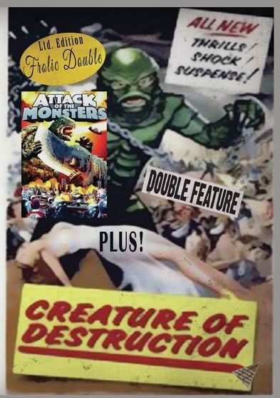 Attack of The Monsters / Creature of Destruction (MOD) (DVD Movie) - movie cover art