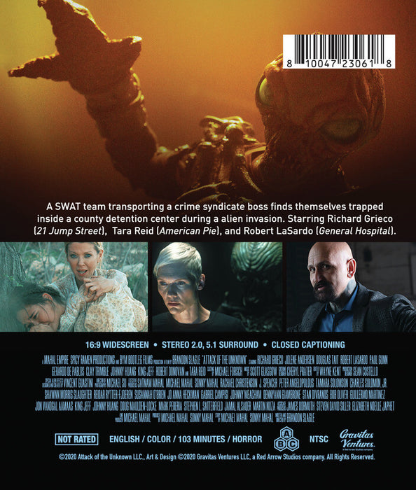 Attack of the Unknown (MOD) (BluRay Movie) - back cover art
