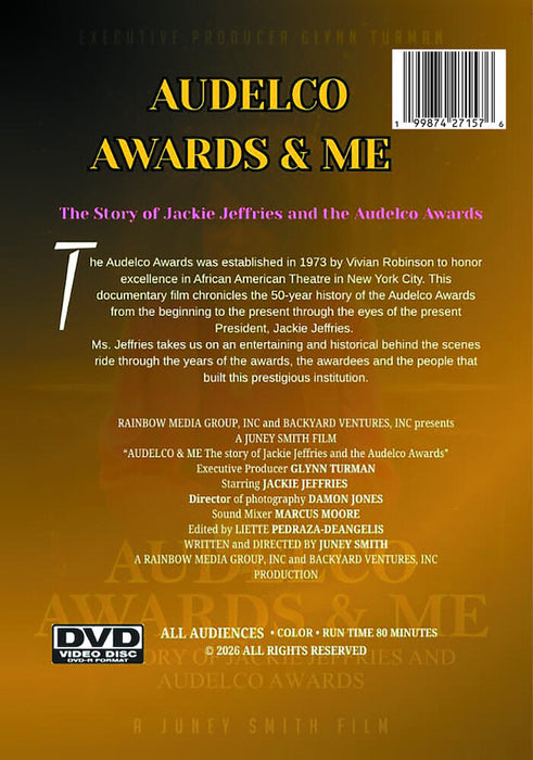 Audelco Awards & Me (The story of Jackie Jeffries and the Audelco Awar (MOD) (DVD MOVIE) image 2