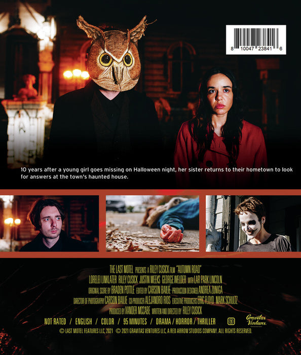 Autumn Road (MOD) (BluRay Movie) - back cover art