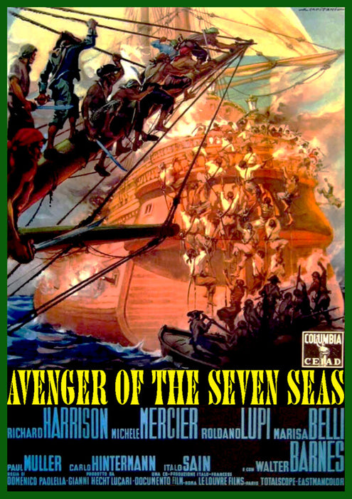 Avenger of the Seven Seas Anamorphic Widescreen Edition (MOD) (DVD Movie) - movie cover art