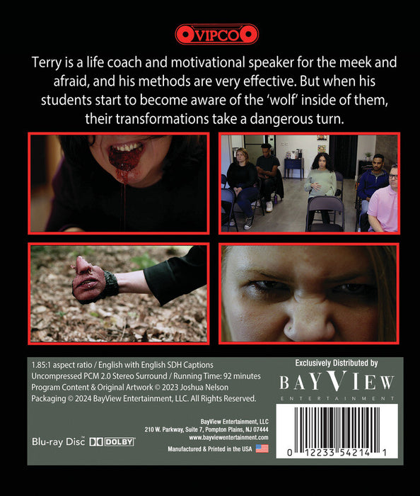 Aware of the Wolf (MOD) (BluRay Movie) - back cover art