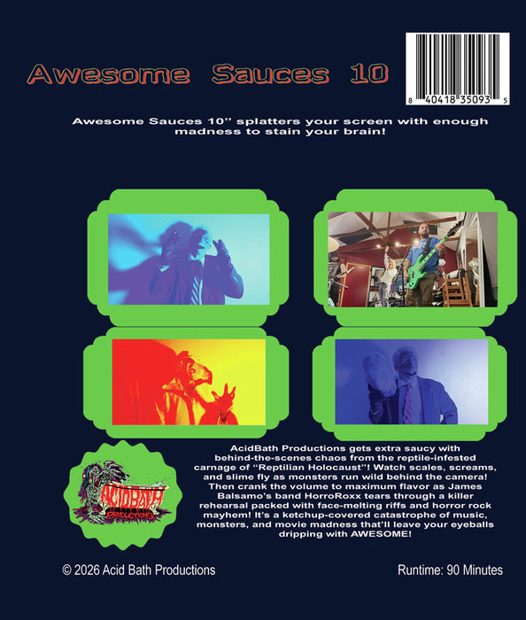 Awesome Sauces 10 (MOD) (BluRay Movie) - back cover art
