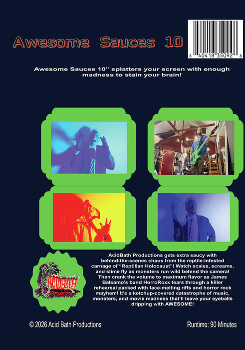 Awesome Sauces 10 (MOD) (DVD Movie) - back cover art