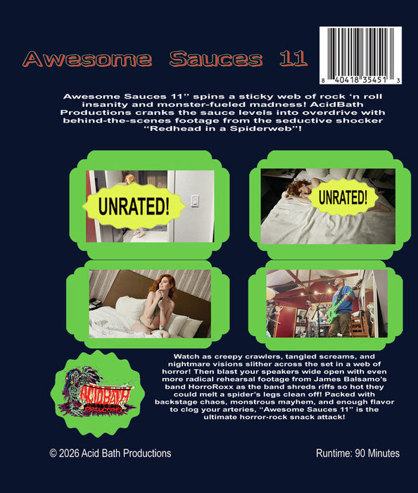 Awesome Sauces 11 (MOD) (BluRay Movie) - back cover art