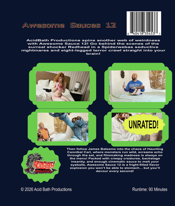 Awesome Sauces 12 (MOD) (BluRay Movie) - back cover art