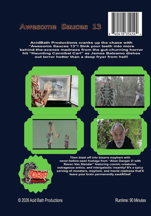 Awesome Sauces 13 (MOD) (DVD Movie) - back cover art