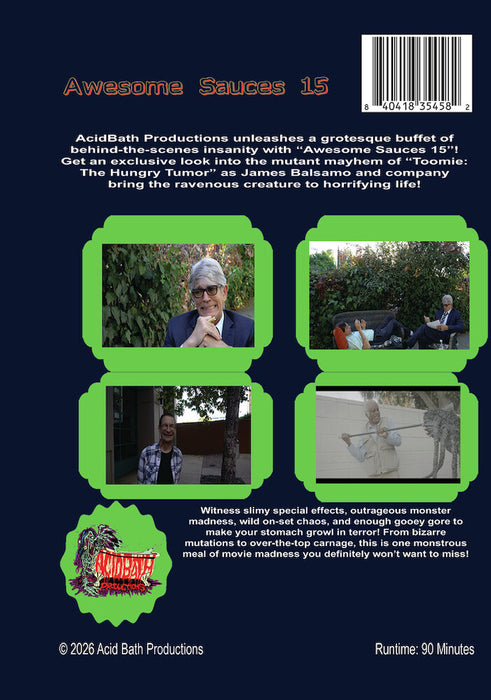 Awesome Sauces 15 (MOD) (DVD Movie) - back cover art