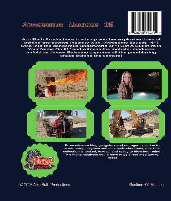 Awesome Sauces 16 (MOD) (BluRay Movie) - back cover art