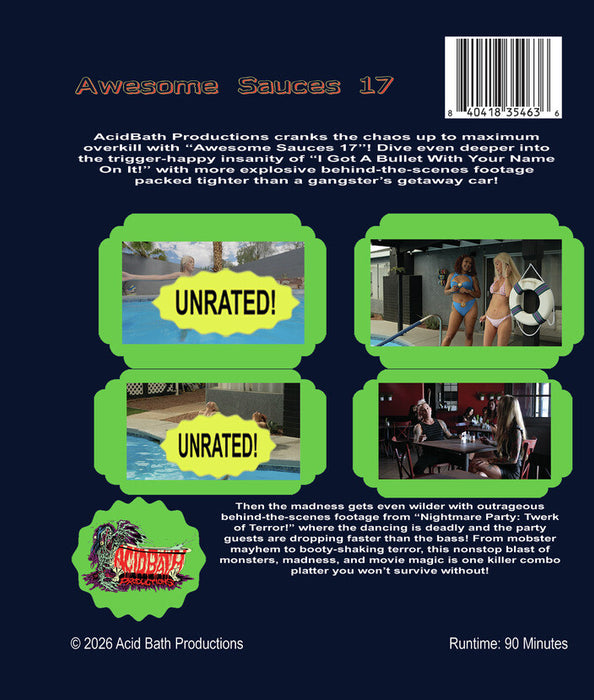 Awesome Sauces 17 (MOD) (BluRay Movie) - back cover art