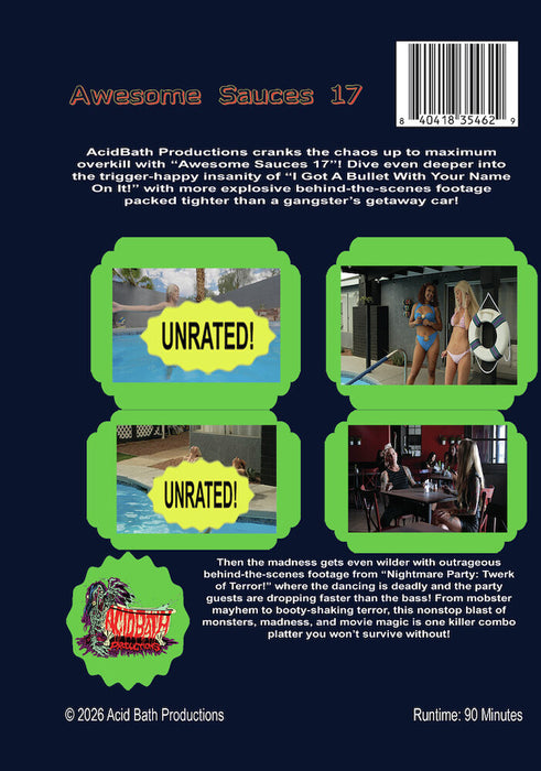 Awesome Sauces 17 (MOD) (DVD Movie) - back cover art